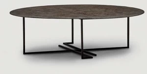 da a Низкий круглый металлический журнальный столик Urushi