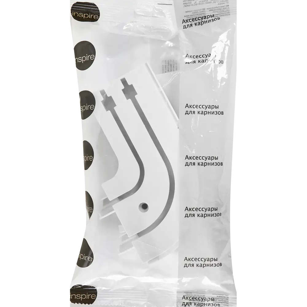 INSPIRE Внутренний угловой соединитель для карнизов - 2 шт 87768892 Соединитель эркерный STLM-0828709 - Вид №2