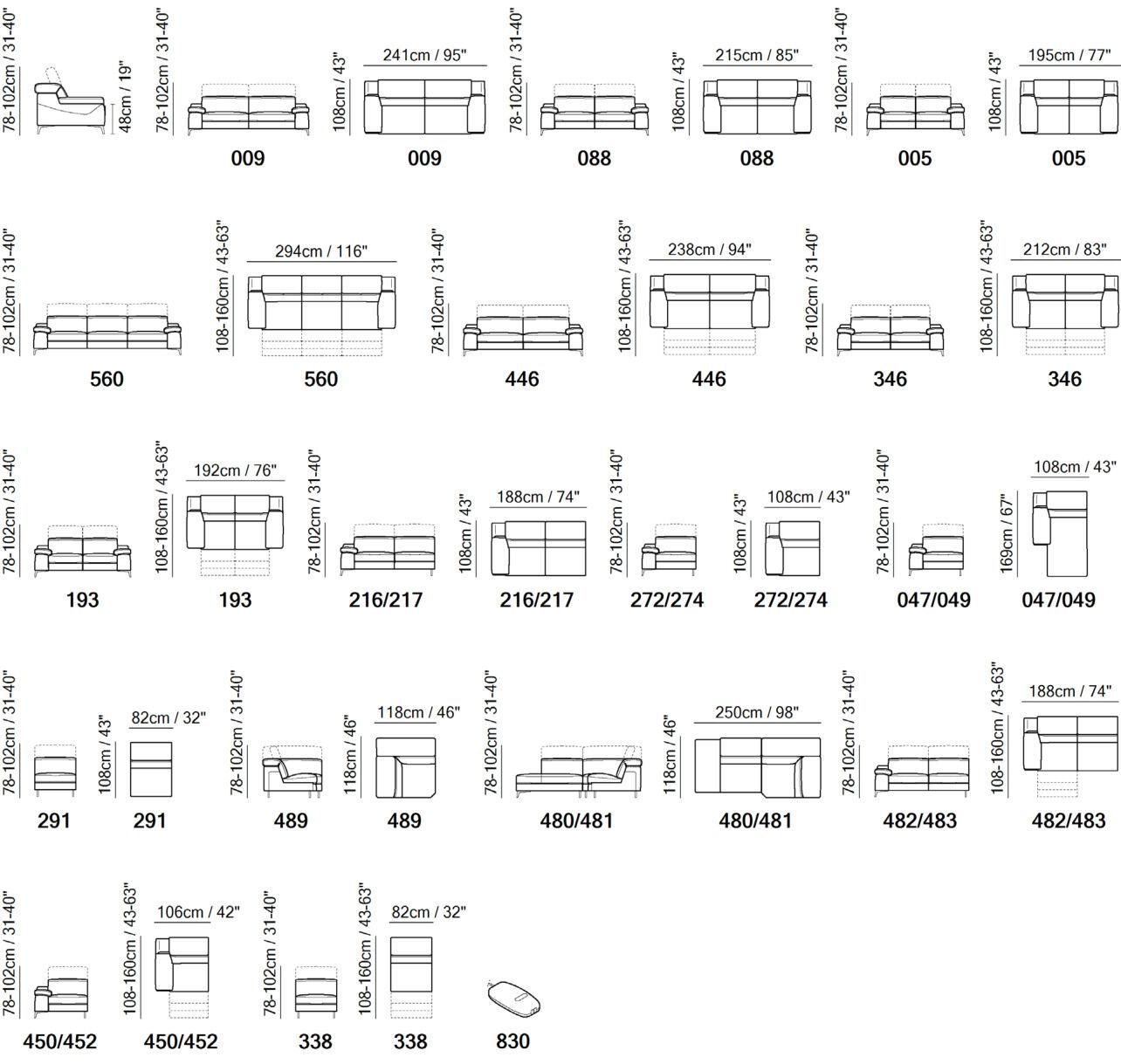 Угловой диван из ткани с электрическим движением Natuzzi Italia DUCA ARCH-00126580 - Вид №6