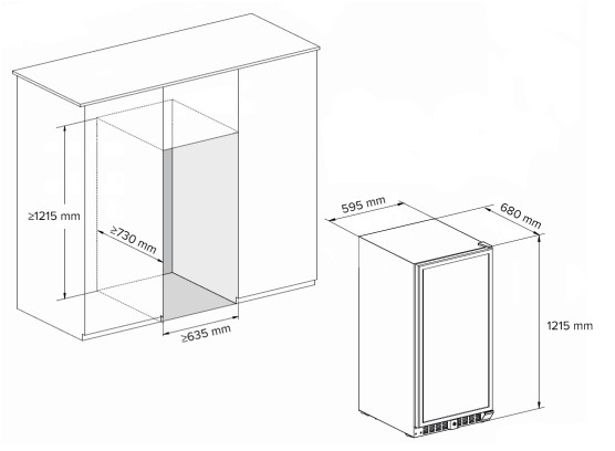 9965433 Винный шкаф Libhof ET-70 черный STDN-0109213 - Вид №13