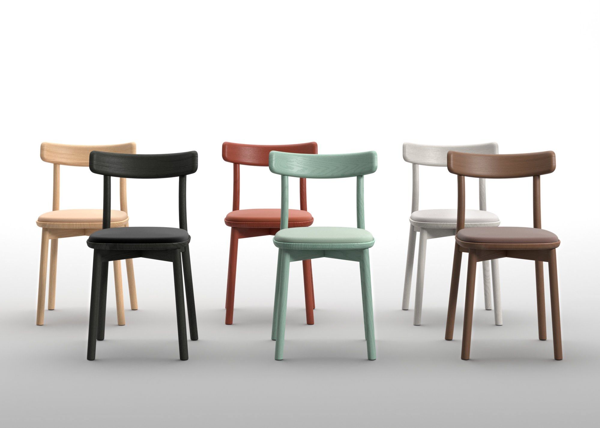 Стул из ясеня с мягким сиденьем arrmet кобура ARCH-00136052 - Вид №7