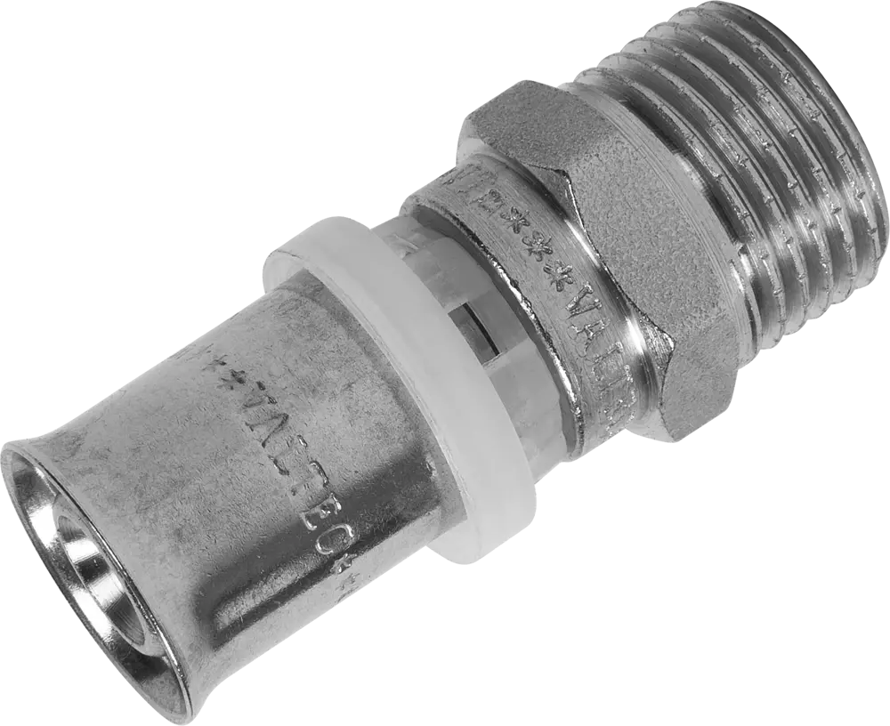 Пресс-соединитель Valtec 16 мм × 1/2" с переходом на резьбу 15476458