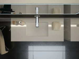 MOMA Design Лаковая тумба под умывальник с дверцами