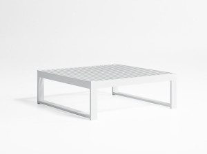 Прямоугольный алюминиевый журнальный столик