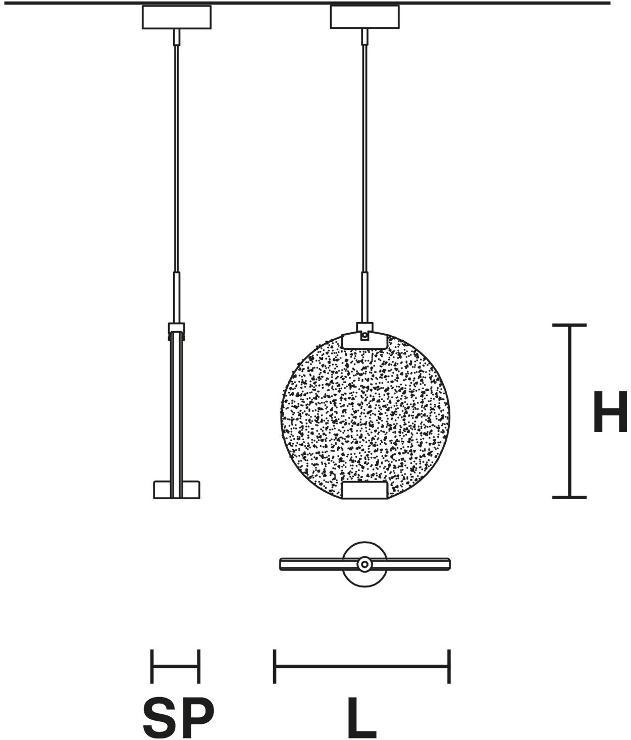 Masiero Подвесной светильник из стекла Horo sun-id-1347053 - Вид №17