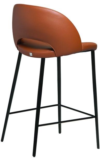 Tonin Casa Кожаный табурет на металлической основе Beetle sun-id-1490926 - Вид №1