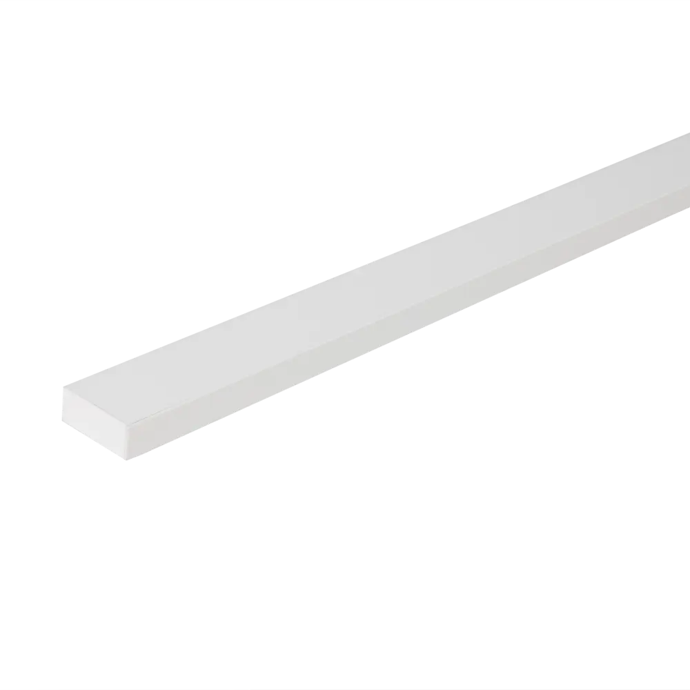 Кухонный карниз Аша 200x4 см KONSENSA ДСП цвет белый 89419163 STLM-2069854 Аша белая - Вид №1