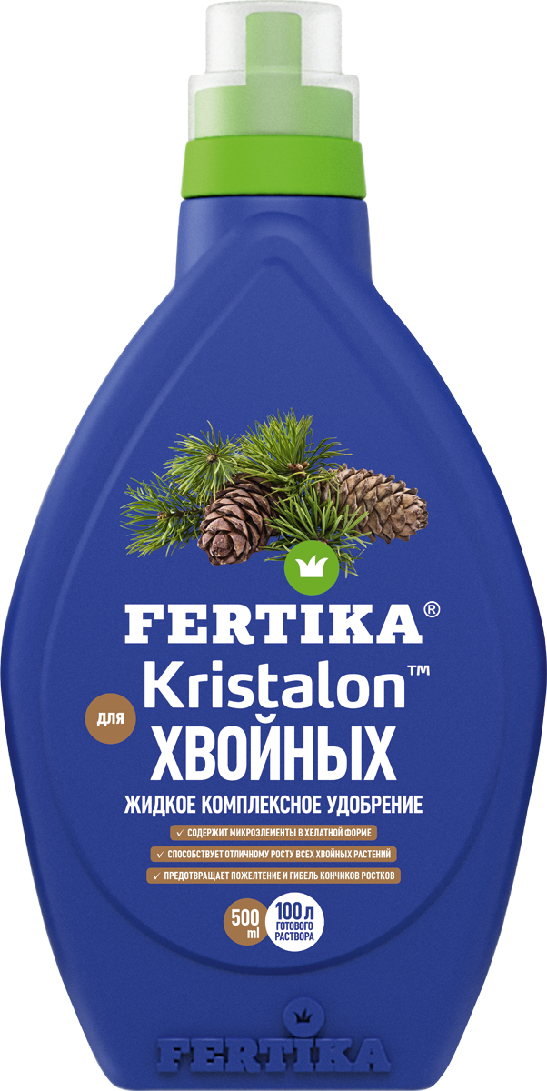 18415693 Удобрение Фертика Кристалон для хвойных 0.5 л STLM-0010729 FERTIKA