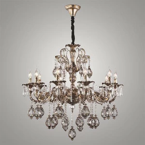 Подвесная люстра Bogates Wonderful 271/10 Strotskis BOGATES ДИЗАЙНЕРСКИЕ, СВЕЧИ 181618 Золотой