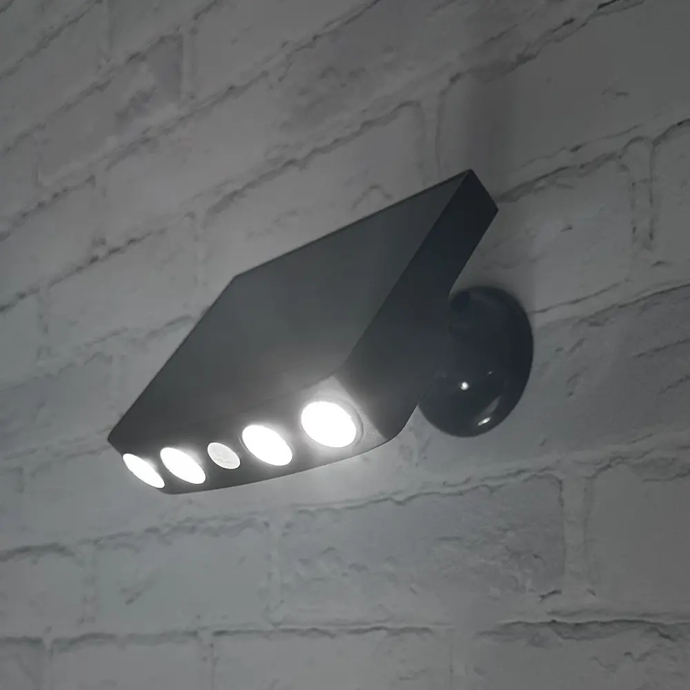 Светильник светодиодный уличный Duwi Solar LED на солнечных батареях 3 режима 4Вт 6500К 500Лм IP65 датчик движения черный 83972980 STLM-2169202  - Вид №4