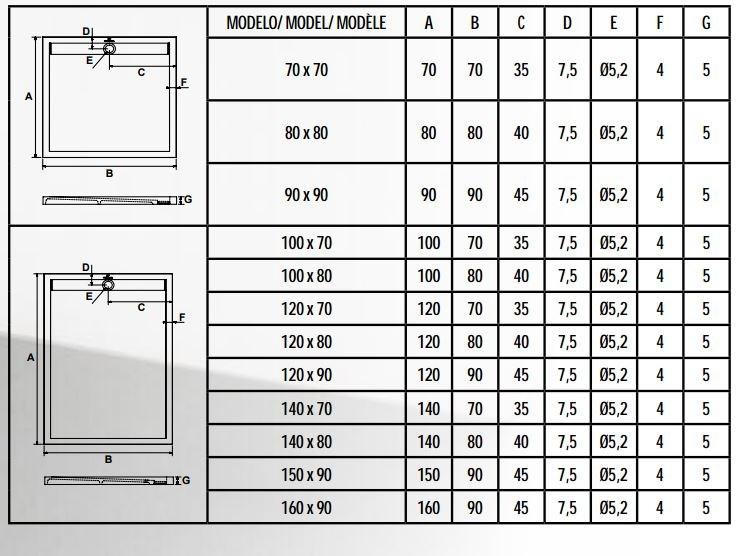 KRION Прямоугольный душевой поддон из krion® в современном стиле Ras sun-id-1460625 - Вид №4