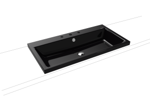 Умывальник KALDEWEI Сталь эмалированная 3155 178 черный