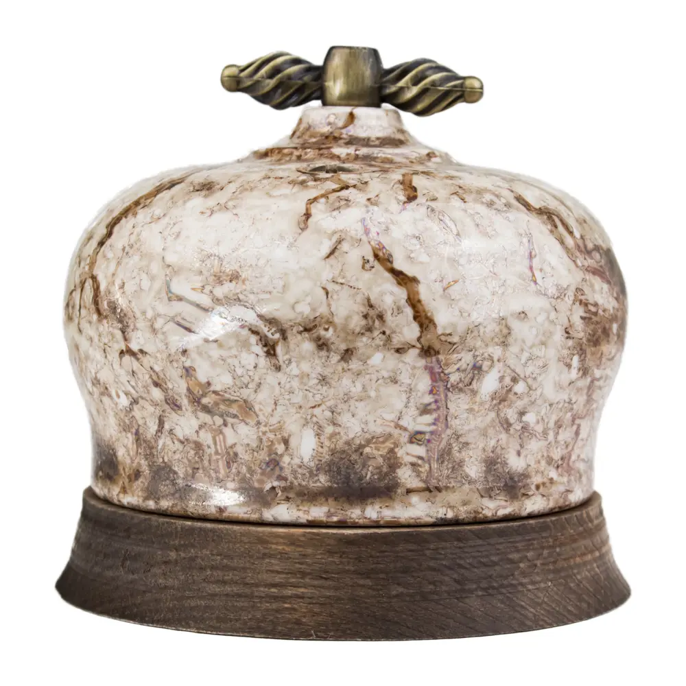 Выключатель накладной Electraline Bironi Ретро 1 положение цвет мрамор STLM-2163973 - Вид №2