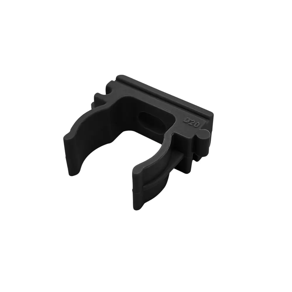 Держатель-клипса для труб LEXMAN D20 мм цвет черный 10 шт STLM-2179753 - Вид №2