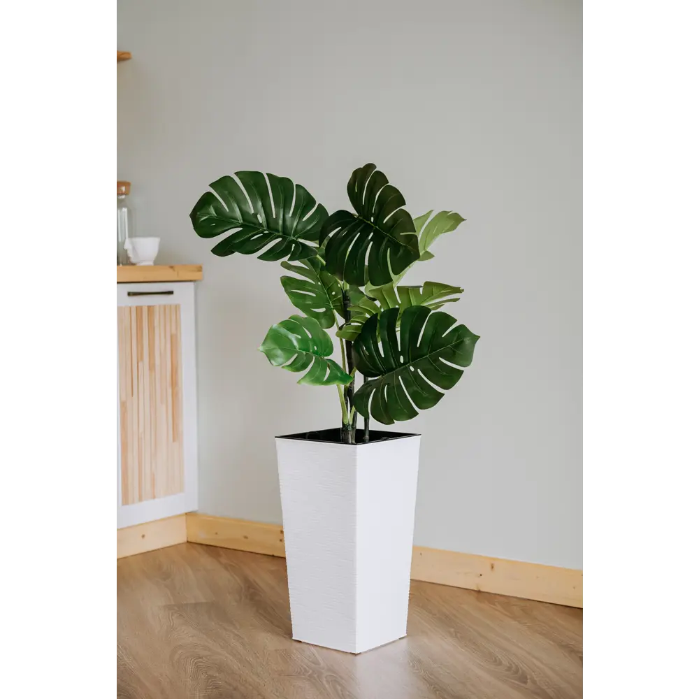 Кашпо Милен 47×24×24 см белое пластиковое 20 л 89439694 Santreyd STLM-1579571 - Вид №3