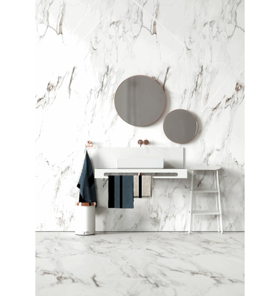 FROST Корзина для мусора 350 » белый / медь Нержавеющая сталь Белый / медь N3002-CW  - Вид №3