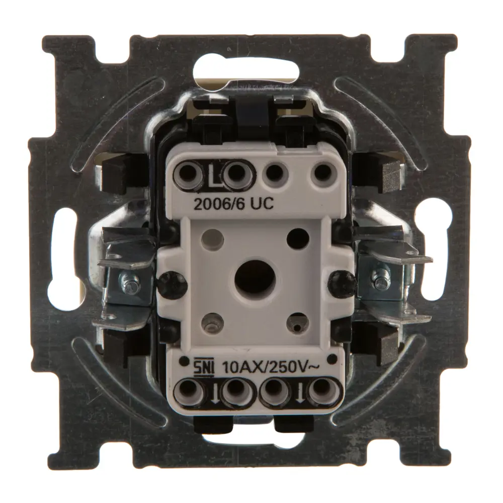 Выключатель встраиваемый ABB Basic 55 1 клавиша, цвет бежевый 13593511 STLM-2052024 Basic55 - Вид №1