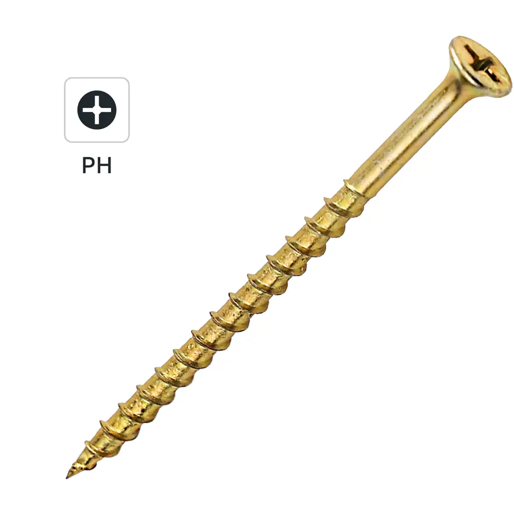 Саморезы по дереву DILWIS потайные острые оцинкованные 4.2x75 мм 3 кг STLM-2097962