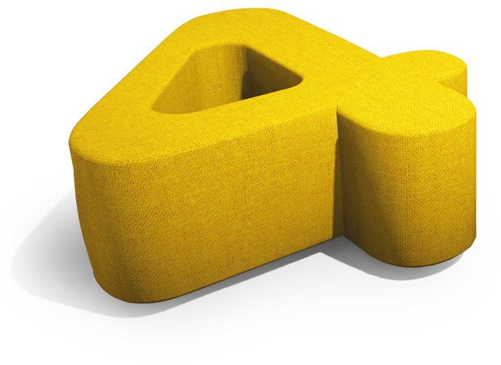 FIT INTERIORS Пуф из ткани I-d sun-id-1459628 - Вид №5