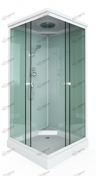 Душевая кабина Arcus S-41 (90х90) прямой низкий поддон, матовое стекло S-41 ECOSTYLLE 13315