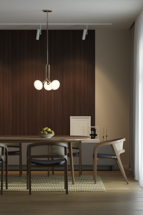 Стеновая 3D панель из реек  AP122501.94 HANNAHHOLZ  - Вид №2