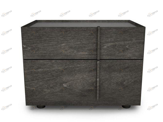 Huppé Прикроватная тумбочка из березы с ящиками Plank 9143v - 9144-lv/rv HUPPE