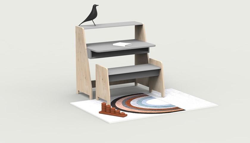 Mathy by Bols Письменный стол в мдф Asymetry sun-id-1416153 - Вид №8