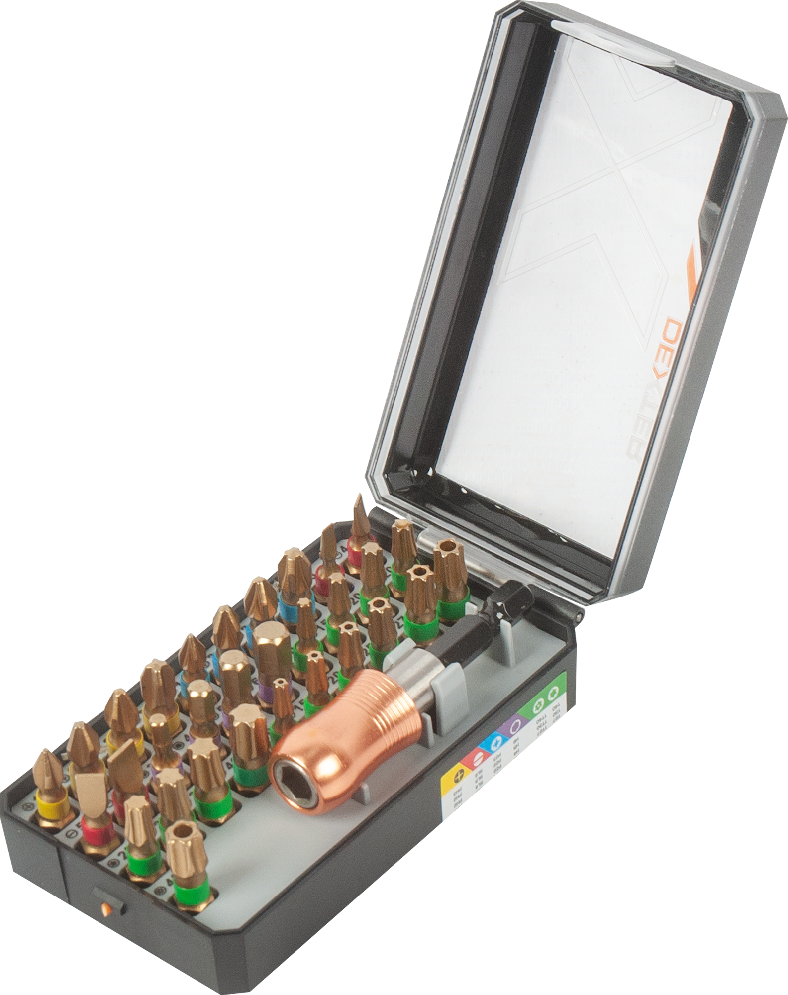 82007994 Набор бит с держателем XM117DP-1, 31 шт. STLM-0017111 DEXTER PRO