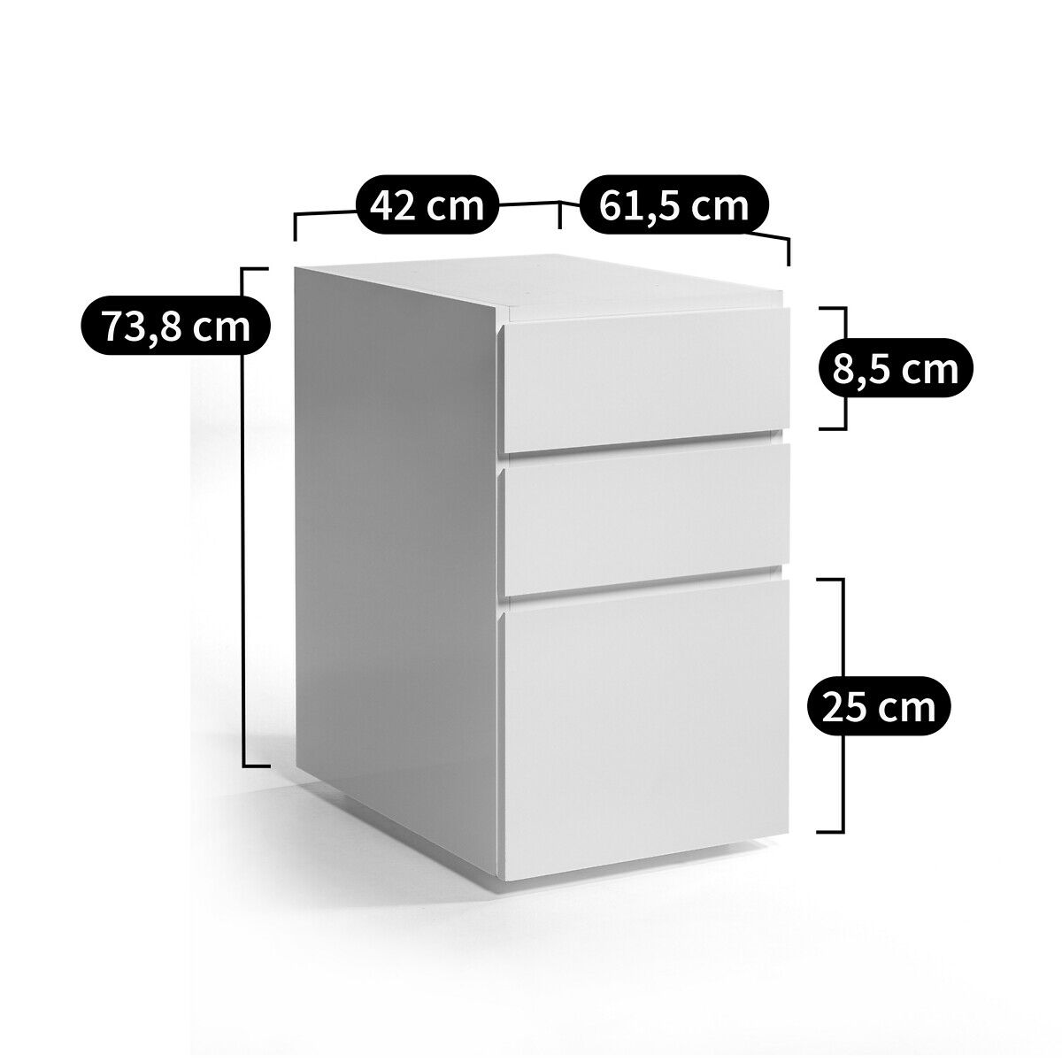 Прямоугольный секционный стол из МДФ AMPM WORKING ARCH-00032345 - Вид №6