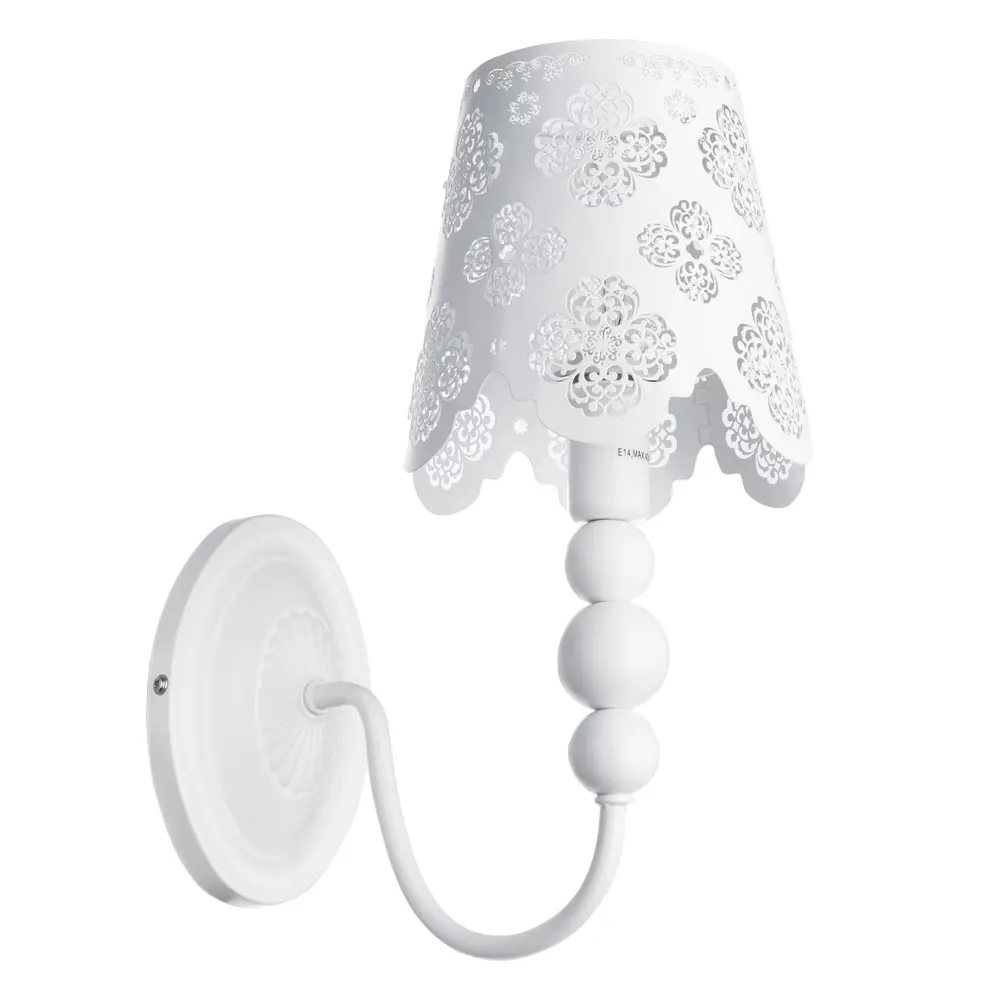 Бра Maestro 1xE14x40 Вт, металл, цвет белый 14237201 STLM-2059555 Arte Lamp  - Вид №2