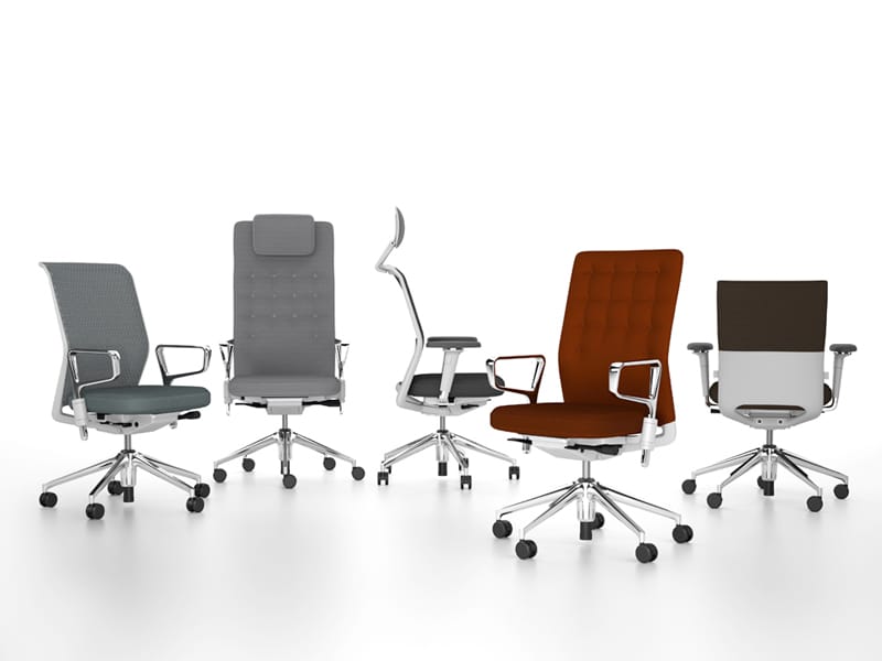 Офисное кресло с высокой спинкой из мягкой ткани VITRA ID Chair Concept ARCH-00082928 - Вид №2