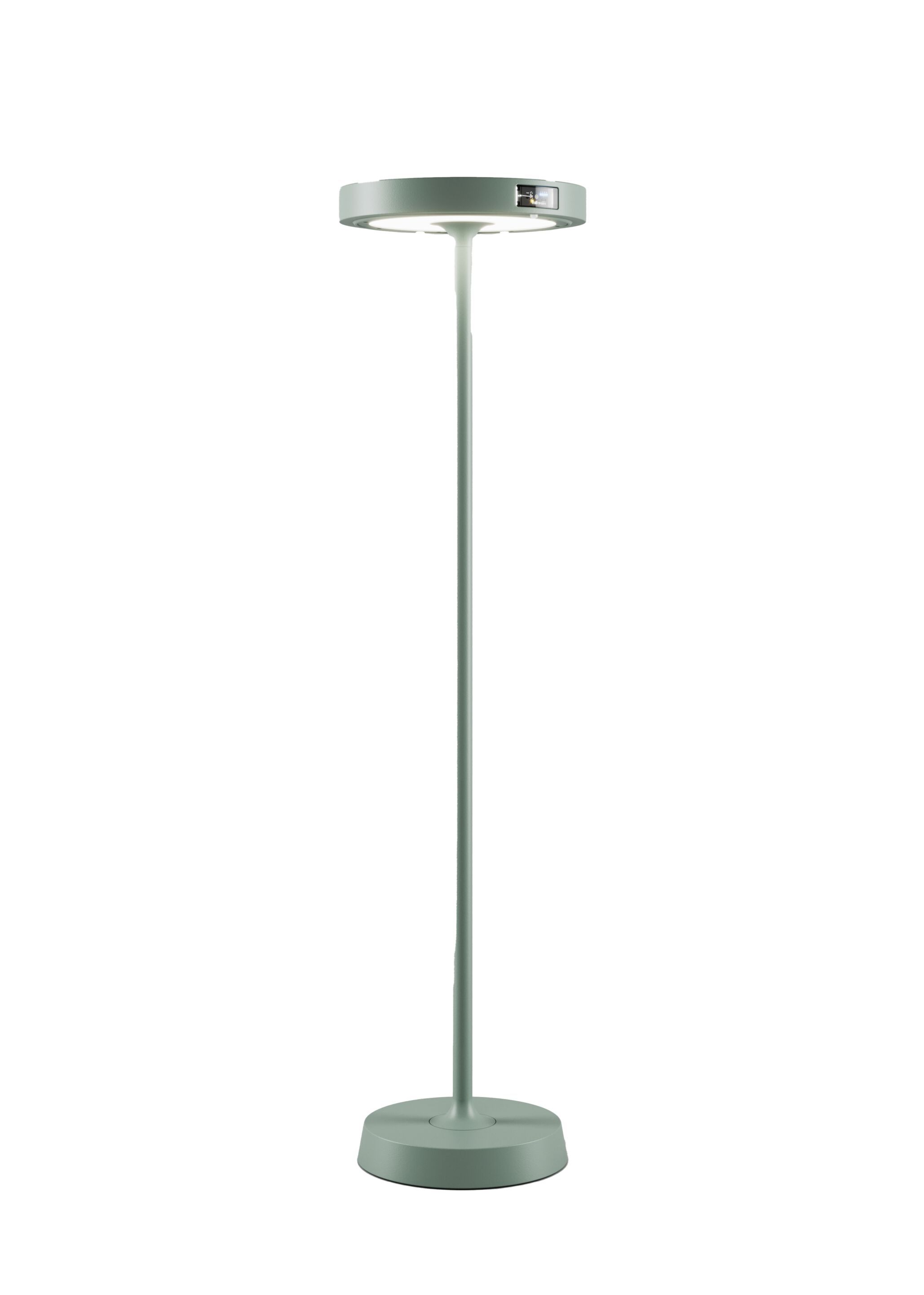 Алюминиевая напольная перезаряжаемая напольная лампа Zafferano BARBELL SOLAR RF ARCH-00092220 - Вид №1