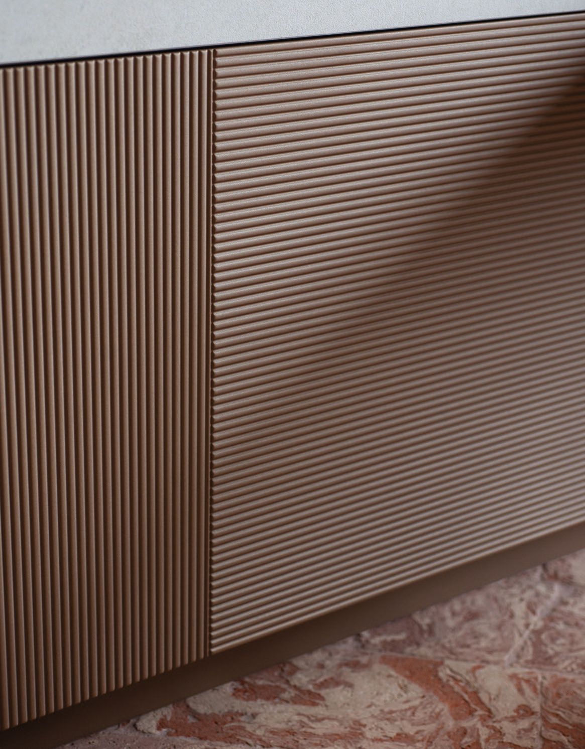 Кухня деревянная отделка инкрустация и остров инкрустация лаком Cesar ARCH-00007243 - Вид №3