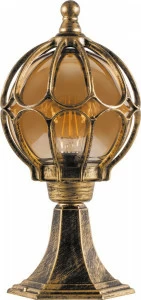 Уличный светильник ландшафтный 38х18х18 см черное золото "Версаль" 11364 FERON ПОД СТАРИНУ, ФОНАРЬ 00-3955776 Золото