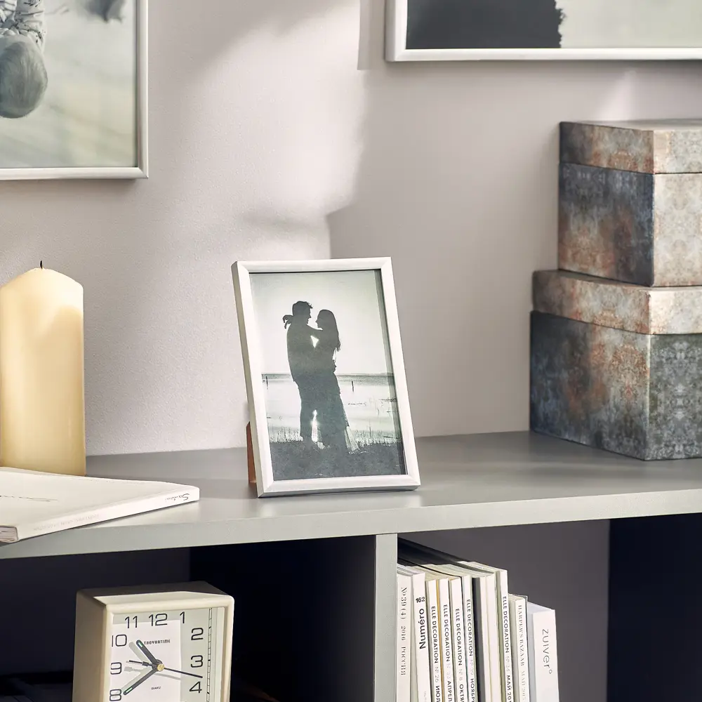 Фоторамка Inspire Lila серебристая 10x15 см с экологичным дизайном 89050556 STLM-0823423 - Вид №3