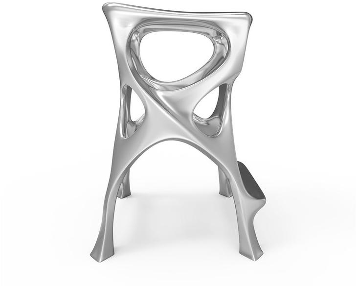 TABISSO Высокий алюминиевый табурет с подставкой для ног sun-id-1378584 - Вид №2