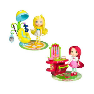 12240 Шарлотта Земляничка Кукла 15 см и кафе/салон, 2 (в ассортименте) Strawberry Shortcake