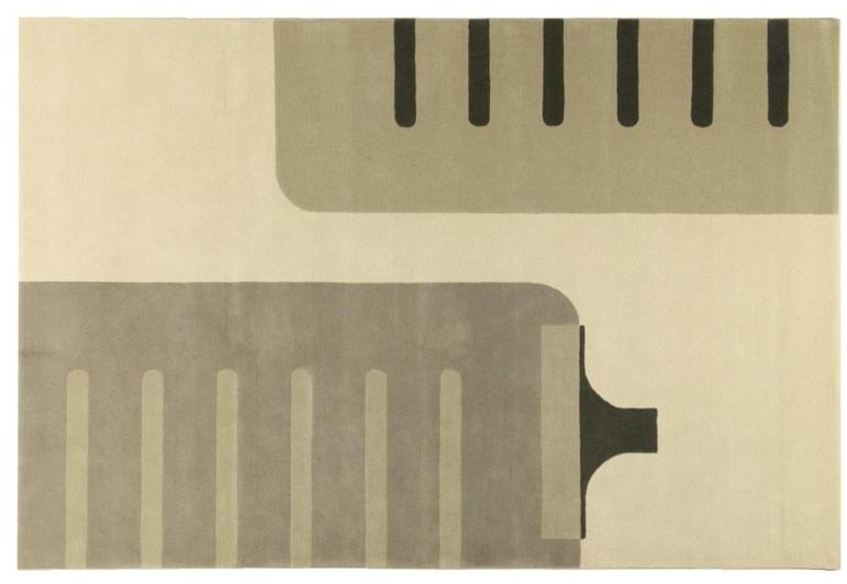 Roche Bobois Ковер прямоугольный ручной работы с рисунком sun-id-1386212 - Вид №1