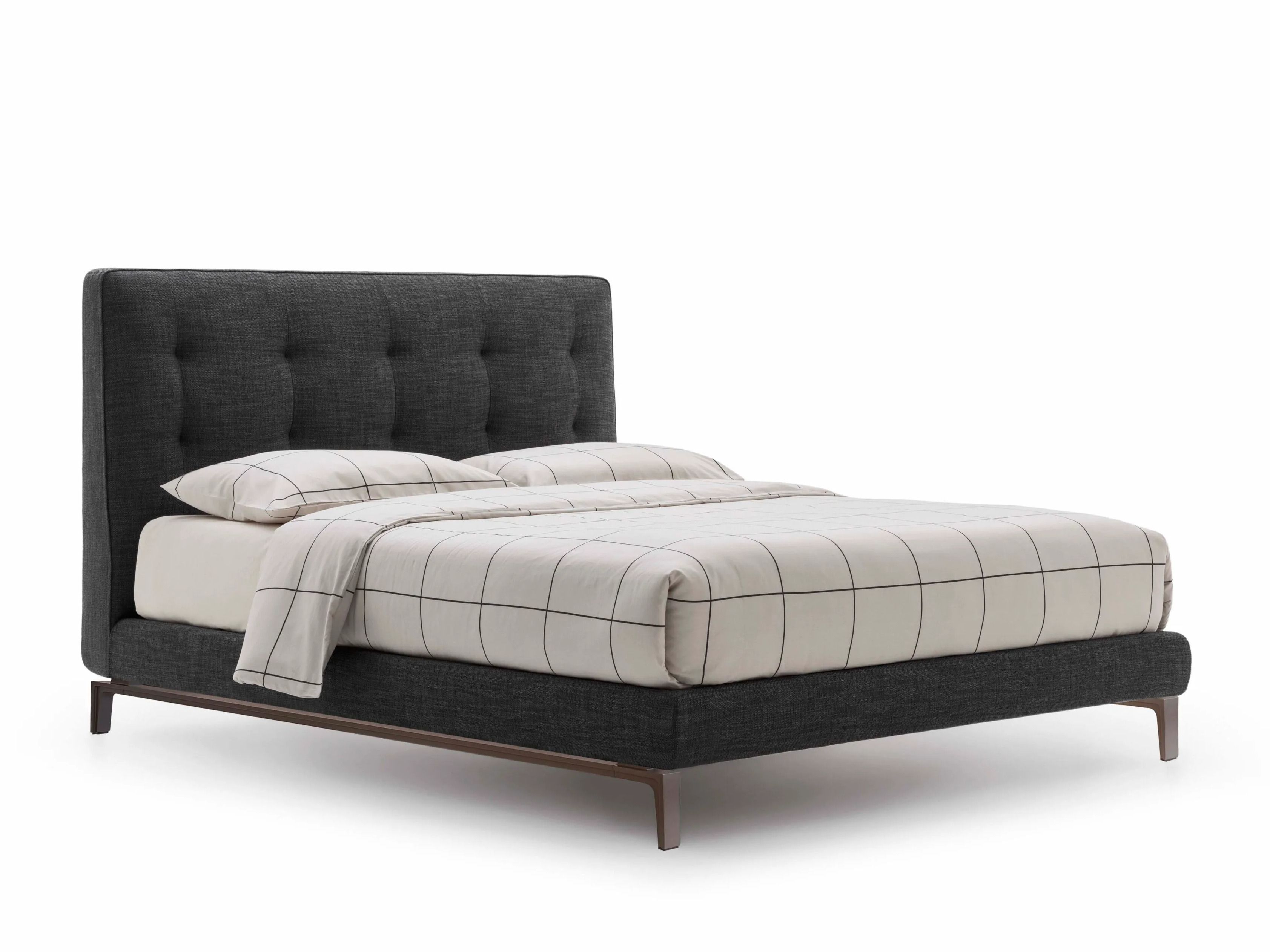 Двуспальная кровать-контейнер с капитонным изголовьем Alf DaFrè MIRAM ARCH-00150049 - Вид №13