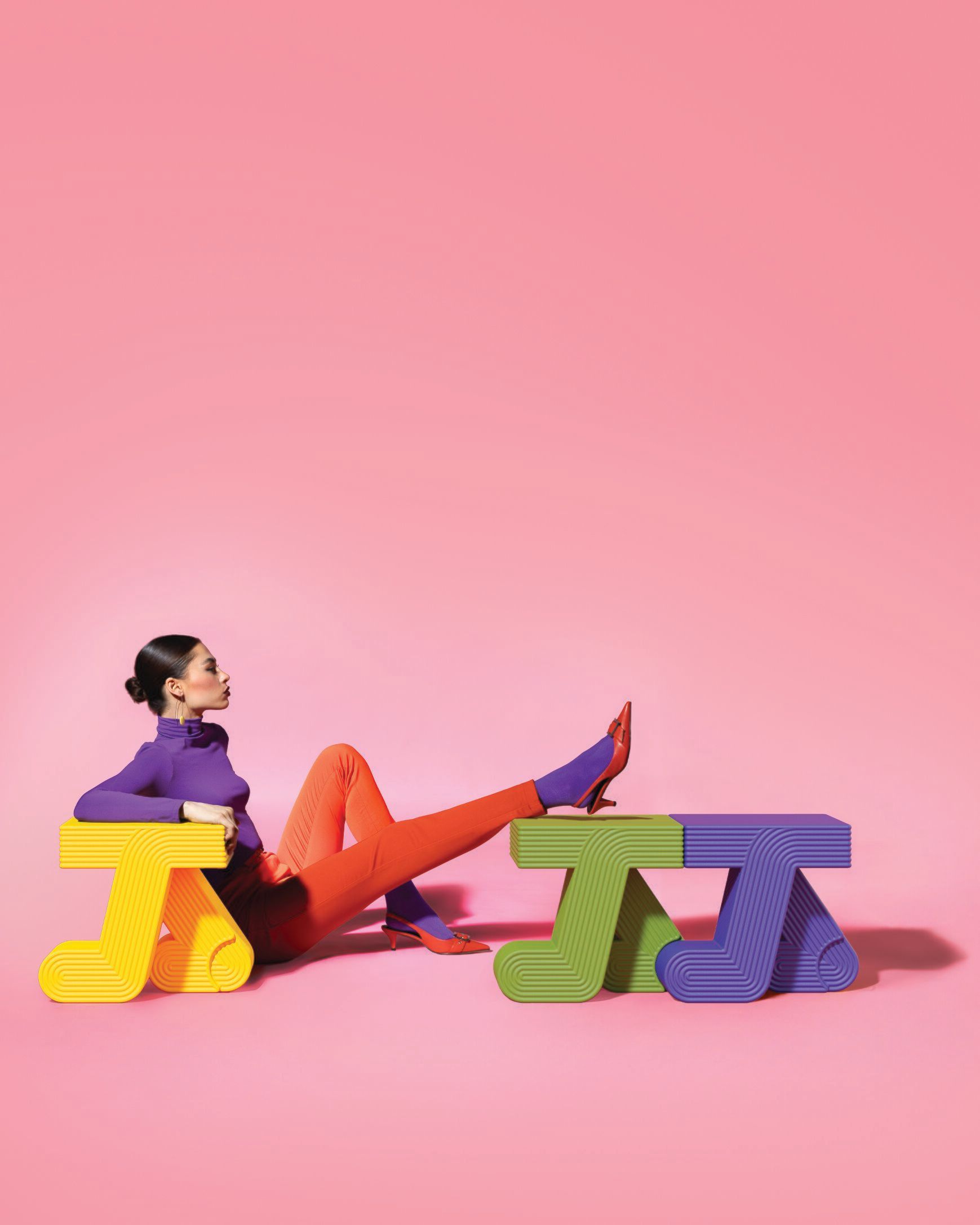 Квадратный стол из полиэтилена In Stock Qeeboo ARCH-00114492 - Вид №3