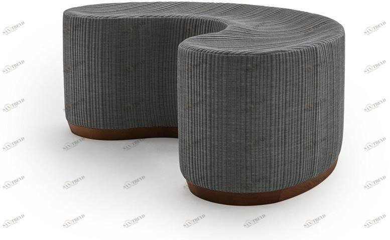 Sancal Мягкая скамья из ткани Dividuals sun-id-1379415