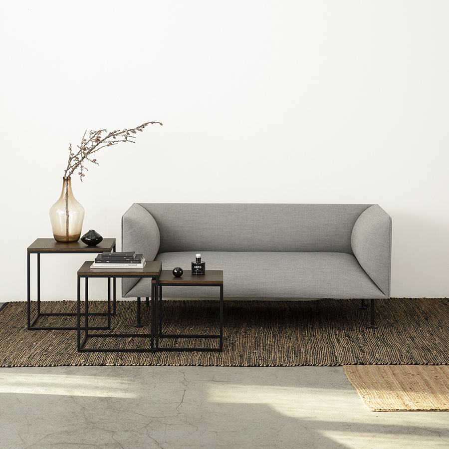 43383020 Набор столиков , rivoli, 3 шт., 50/45/40 см (куб) Unique Furniture  - Вид №2