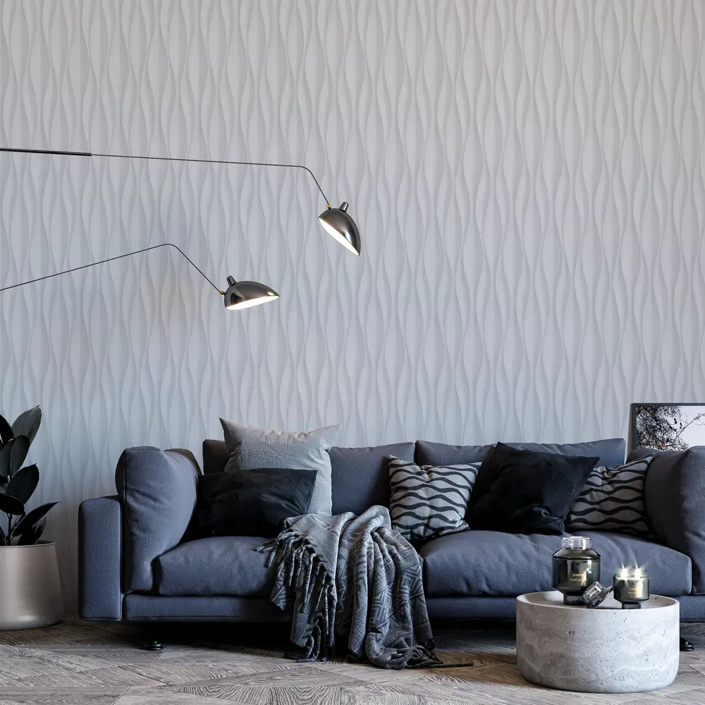 Обои флизелиновые Palitra Home Evolution 3 серые 1.06 м 71845-40 STLM-2164228 - Вид №2