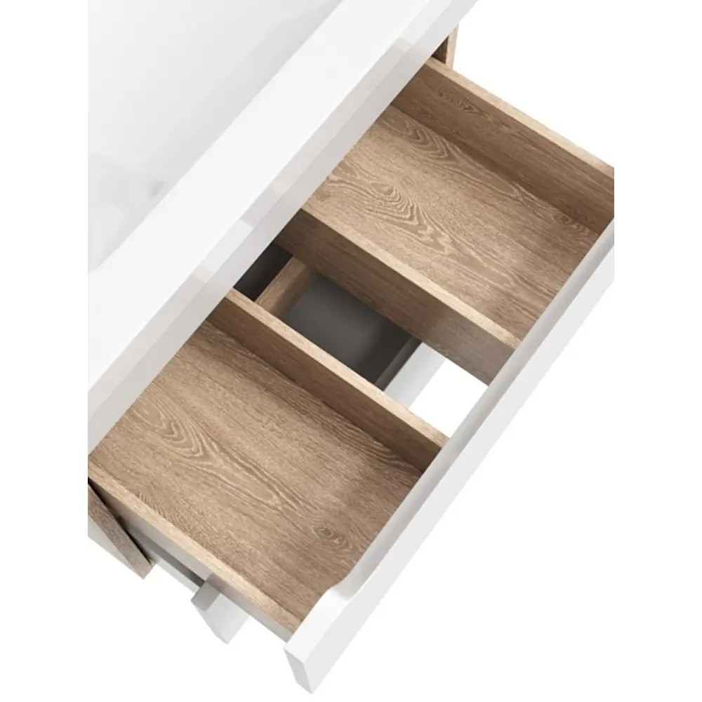 Santreyd Рондо — подвесная тумба для ванной 80 см в стиле белый/дуб 84408315 STLM-0049545 - Вид №4