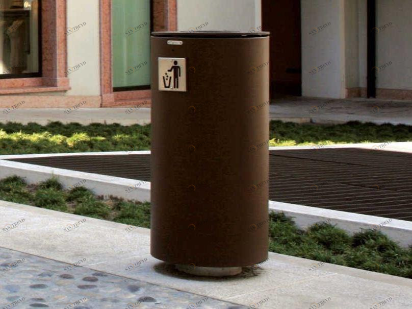 Metalco Урна с крышкой с пепельницей sun-id-1384860