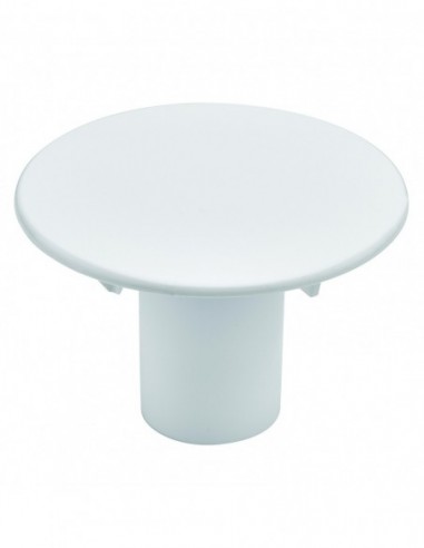 032500 001 00  Крышка сливного отверстия для душевого поддона с отверстием Д. 90 мм, с водоотводящей трубкой, белая Valentin Белый  - Вид №1