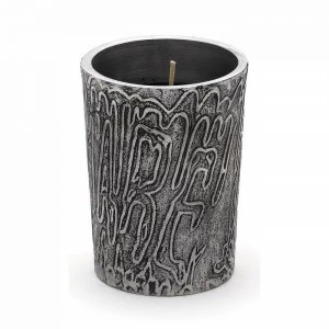 Свеча в алюминиевом подсвечнике 10,8х8 см черная Nightmare SELETTI  00-3883351 Черный