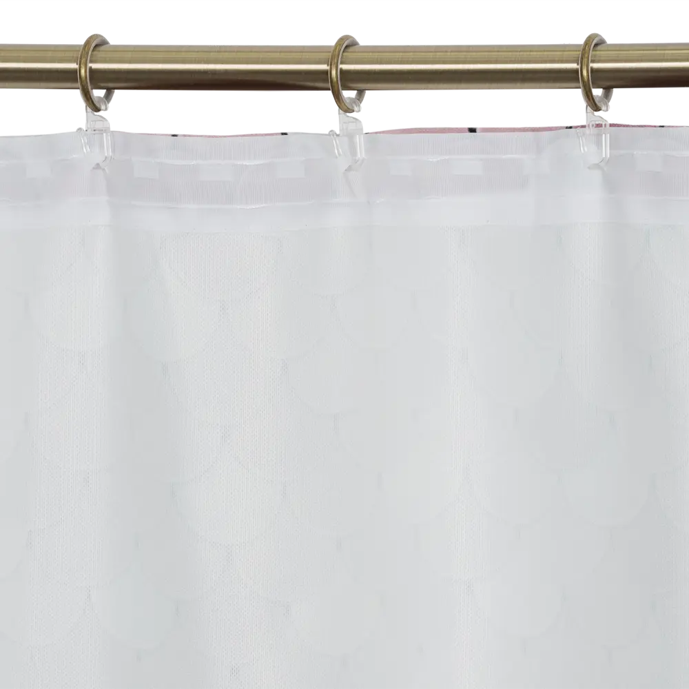 Штора на ленте «Мозаика», 160x280 см, геометрия, цвет розовый GARDEN STLM-2200737 - Вид №3