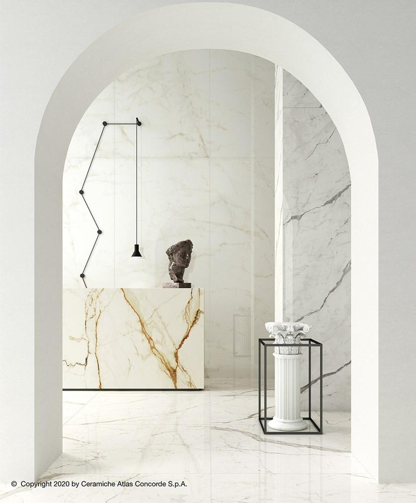 Atlas Concorde Пол из керамогранита с эффектом мрамора Marvel shine sun-id-1478972 - Вид №99