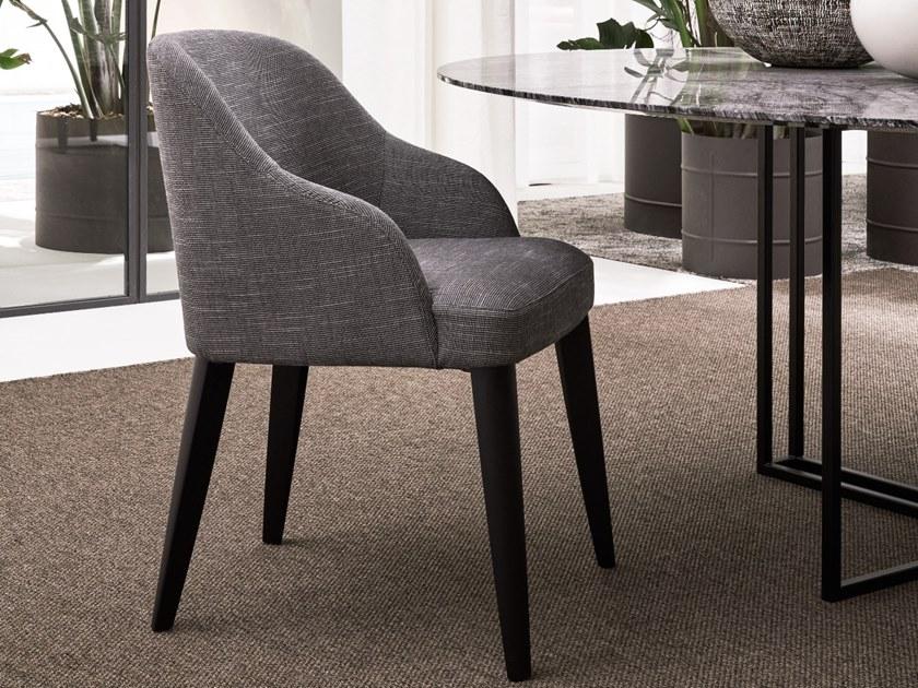 Meridiani Стул из ткани с подлокотниками Odette sun-id-1411717 - Вид №1